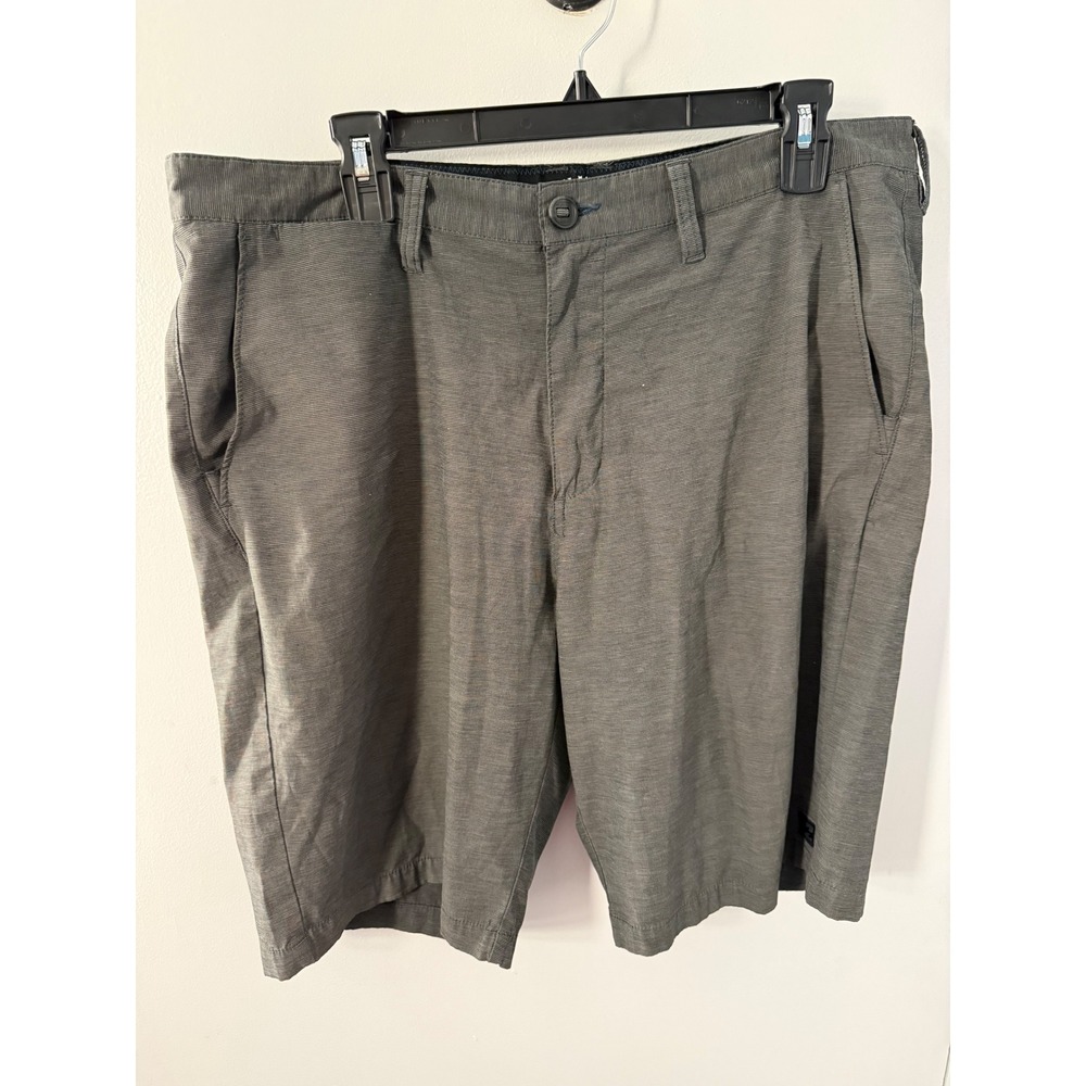 Billabong Crossfire Submersibles Hybrid Shorts Gray Stripe Mens 36 Recycler